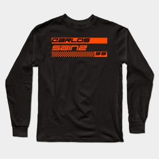 Carlos Sainz racing T-shirt Long Sleeve T-Shirt